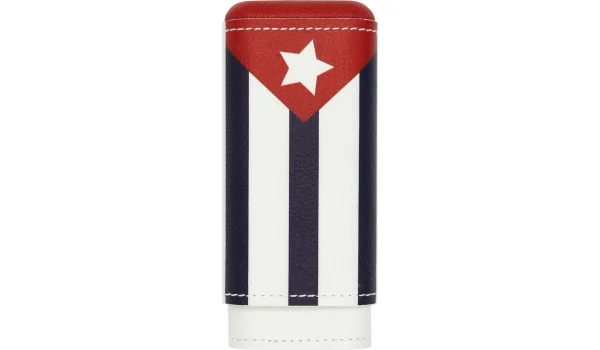adorini cigaretui ægte læder 2-3 cigarer cubansk flag