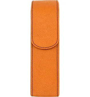 adorini lommecigaretui orange med sort garn