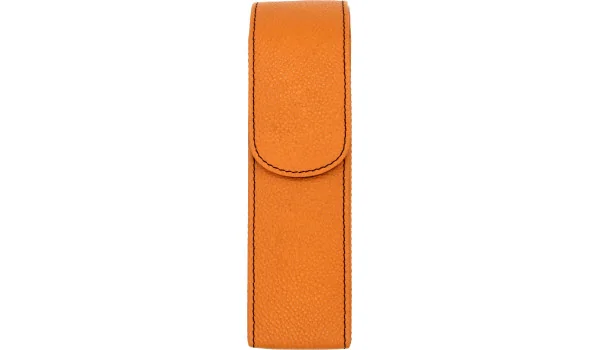 adorini lommecigaretui orange med sort garn