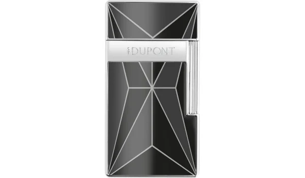 S.T. Dupont Biggy Lighter Fire X Sort Krom 025277