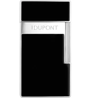 S.T. Dupont Biggy Lighter Sort Lak Krom 025221