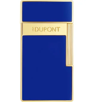 S.T. Dupont Biggy Lighter Blå Lak Gylden 025225