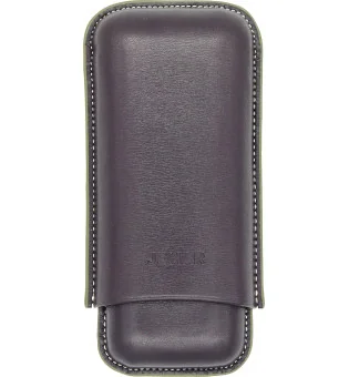 Jemar læder dobbelt cigaretui Edge Barniz 464/2