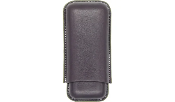 Jemar læder dobbelt cigaretui Edge Barniz 464/2