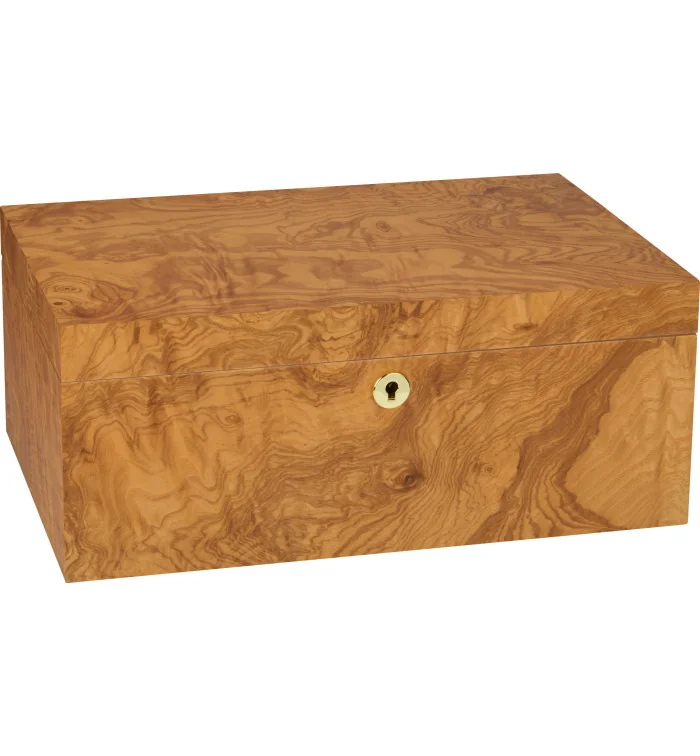 adorini Humidor Olive Ash Burl Specielt Udvalgt Grande