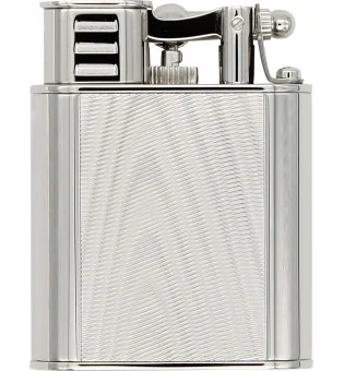 Dunhill Unique Lighter Turbo Moiretekstur Palladiumbelagt