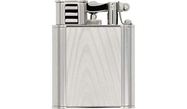 Dunhill Unique Lighter Turbo Moiretekstur Palladiumbelagt