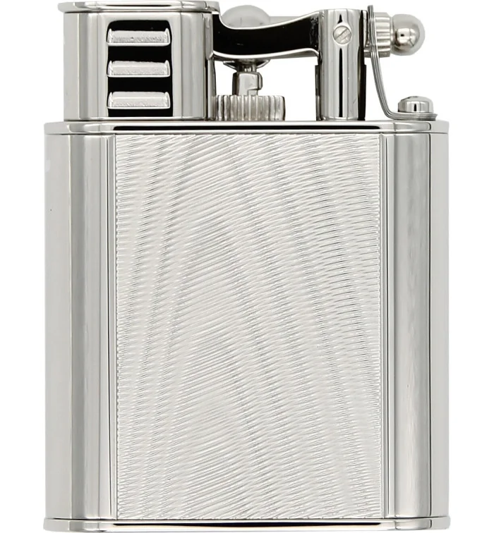 Dunhill Unique Lighter Turbo Moiretekstur Palladiumbelagt