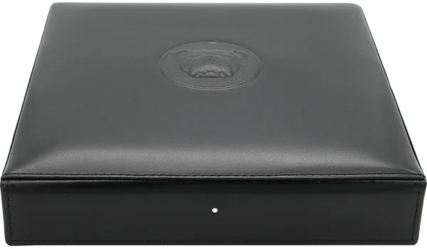 Bulldog af Dunhill rejsehumidor 10 sort