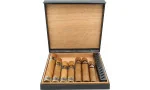 Bulldog af Dunhill rejsehumidor 10 sort