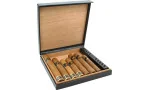 Bulldog af Dunhill rejsehumidor 10 sort