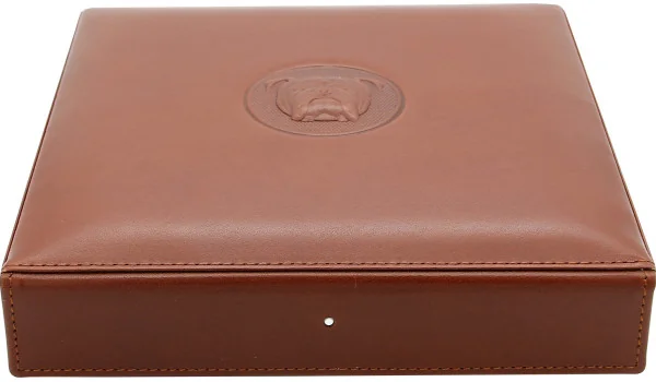 Bulldog af Dunhill rejsehumidor 10 brun