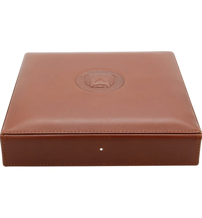 Bulldog af Dunhill rejsehumidor 10 brun