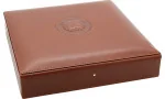 Bulldog af Dunhill rejsehumidor 10 brun