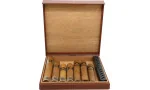 Bulldog af Dunhill rejsehumidor 10 brun