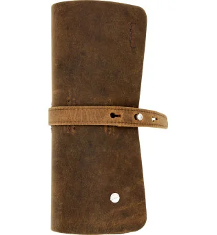 adorini Cigar rulle ægte læder brun