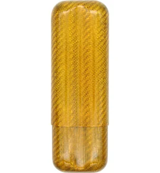 Kulfiber cigaretui guld for 2 cigarer med 57 ringmål