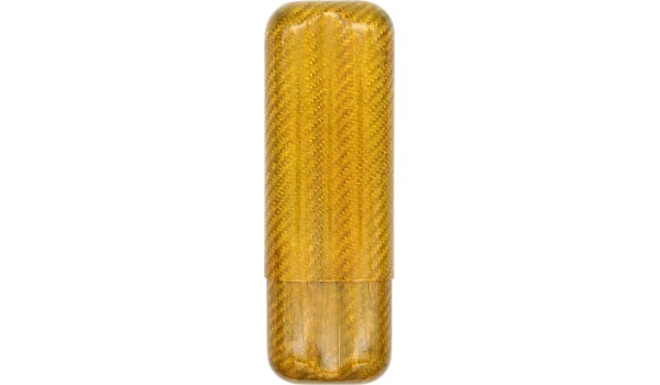Kulfiber cigaretui guld for 2 cigarer med 57 ringmål foto 2