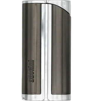 adorini Single Jet Curve Lighter Gunmetal inkl. Cigar Punch