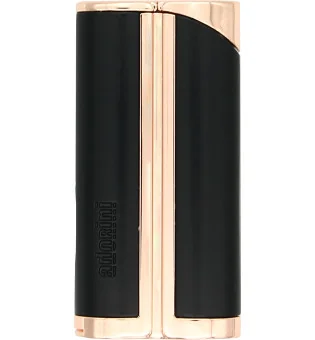 adorini Single Jet Curve Lighter Black / Rose Gold inkl. Cigar Punch