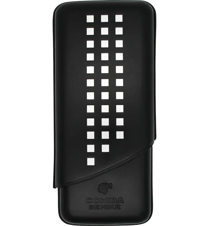 Cohiba Behike Triple Cigar læderetui sort foto 2