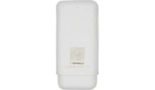 Cohiba Atmosphere Cigaretui Læder hvid og guld