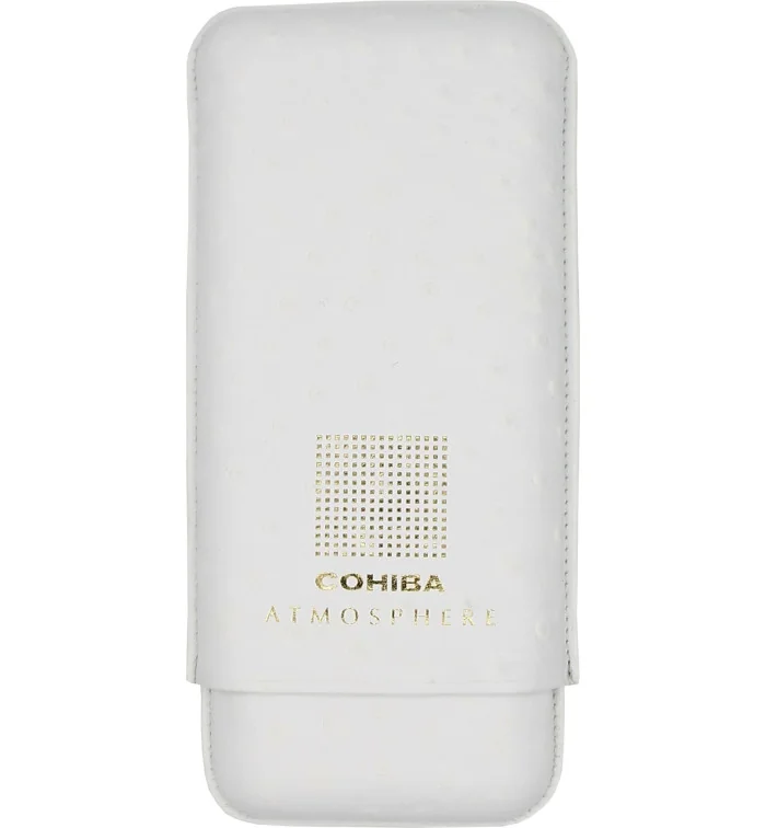Cohiba Atmosphere Cigaretui Læder hvid og guld