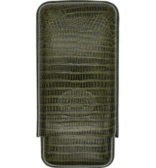 Hoyo de Monterrey Cigaretui Læder grøn 3 stk.