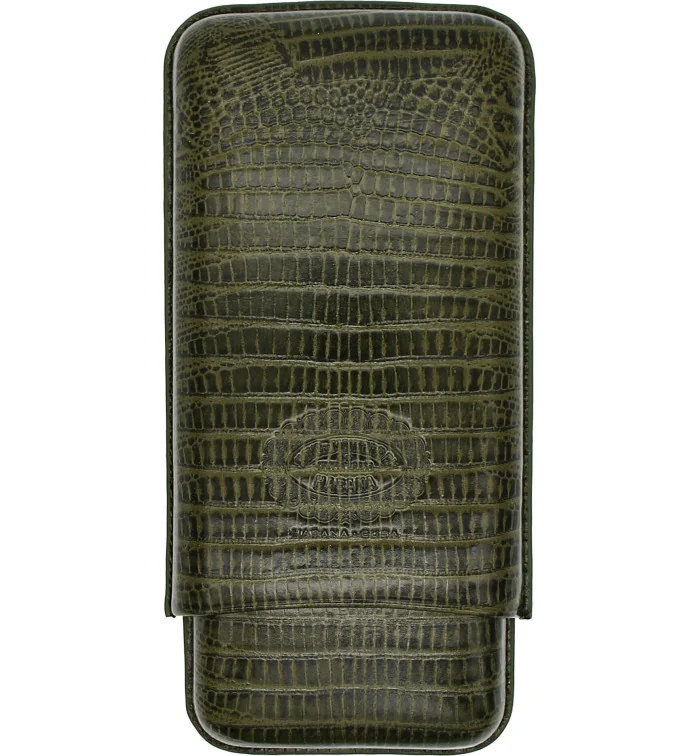 Hoyo de Monterrey Cigaretui Læder grøn 3 stk.