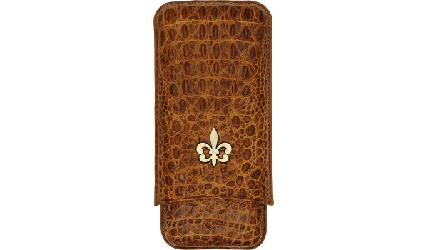 Montecristo Fleur de Lis Cigaretui Læder Croco brun 3 stk.