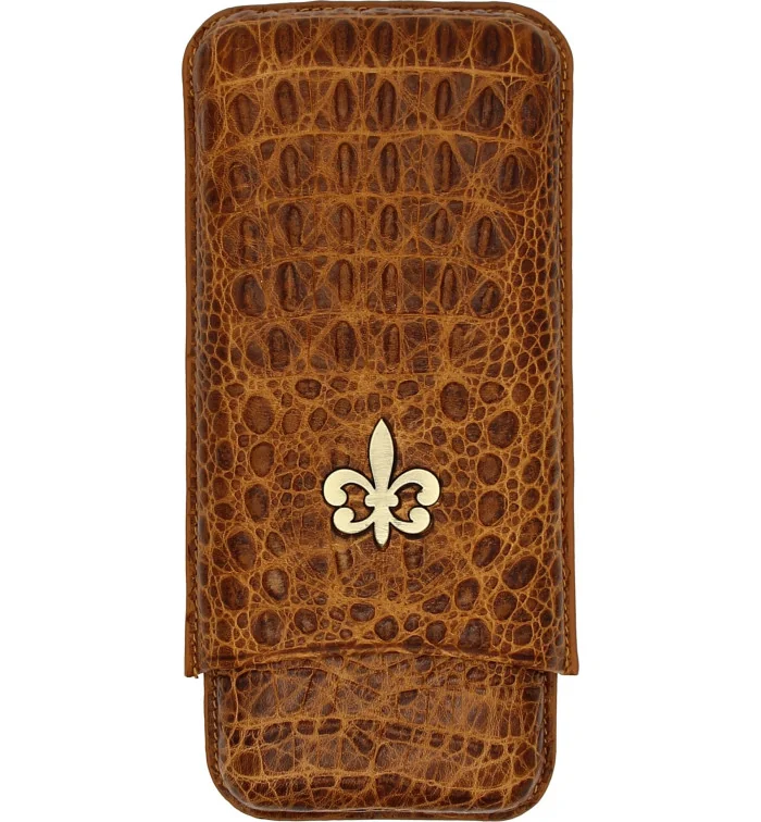 Montecristo Fleur de Lis Cigaretui Læder Croco brun 3 stk.