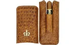 Montecristo Fleur de Lis Cigaretui Læder Croco brun 3 stk.