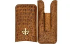 Montecristo Fleur de Lis Cigaretui Læder Croco brun 3 stk.
