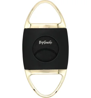 BigSmoke Klipper sort og guld, savtakkede sorte knive