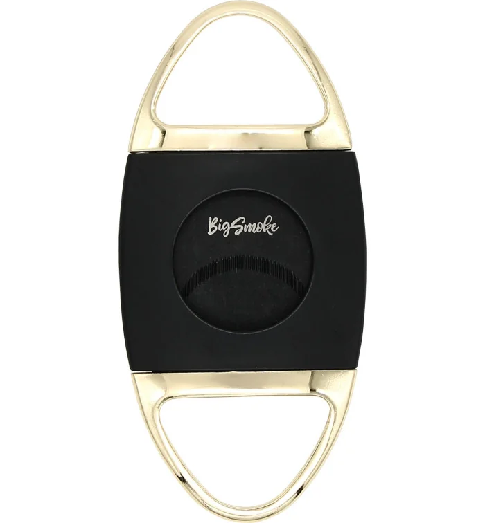 BigSmoke Klipper sort og guld, savtakkede sorte knive foto 3