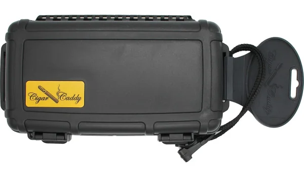 Cigar Caddy Rejse Humidor Holder 5 Cigarer foto 2