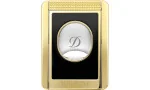 S.T. Dupont dobbeltbladet cigartrimmer med cigarholder, sort og guld 003553