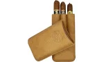 H.Upmann Cigar Case brun til 3 cigarer
