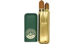 Montecristo Open cigaretui i læder og metal, 2 cigarer