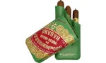 Hoyo de Monterrey cigaretui i læder, 3 cigarer
