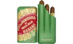 Hoyo de Monterrey cigaretui i læder, 3 cigarer