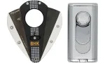 Xikar Cohiba Behike cigarskærer- og lighter-sæt