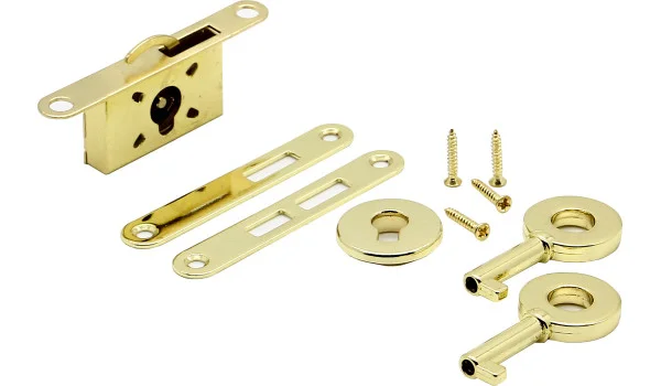 Humidor Swing bolt Lock Standard sæt guld foto 4