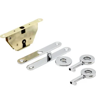 Humidor Pin-bolt lås sæt sølv
