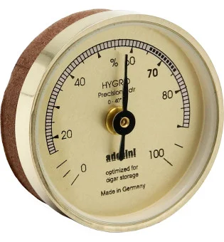 adorini-hygrometer i guld med forsejling