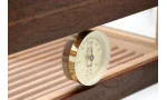 adorini-hygrometer i guld med tætning