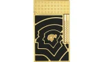 S.T. Dupont Le Grand Lighter Cohiba 60 sort og guld C23472CL