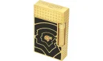 S.T. Dupont Le Grand Lighter Cohiba 60 sort og guld C23472CL