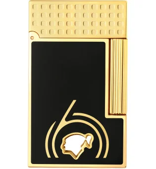 S.T. Dupont Ligne 2 Lighter Cohiba 60 sort og guld 016472N