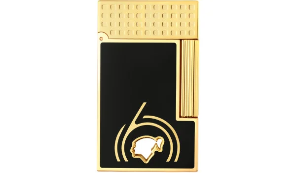 S.T. Dupont Ligne 2 Lighter Cohiba 60 sort og guld 016472N